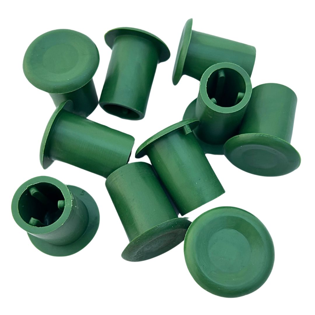 Bramley & Sage Thick Garden Cane Caps (Pack of 10)