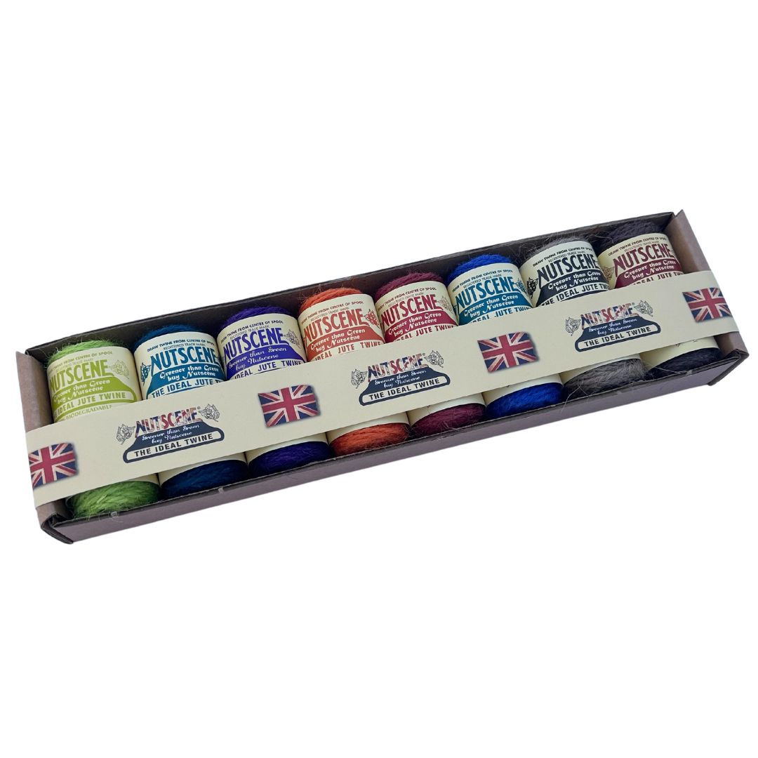 Nutscene Mini Garden Twine Collection Gift Set – 8 spools