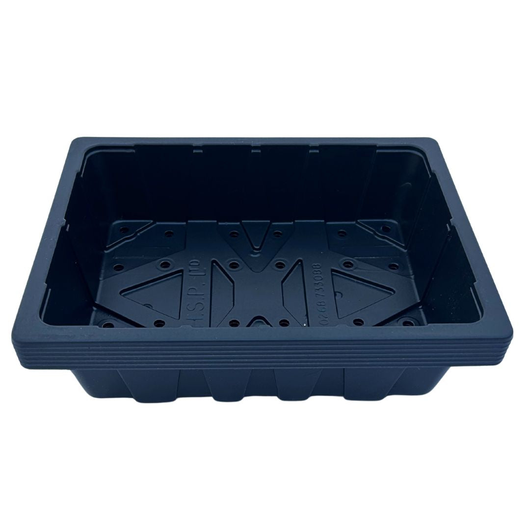Bramley & Sage Half-Size Heavyweight Seed Tray With Holes (Set of 6)