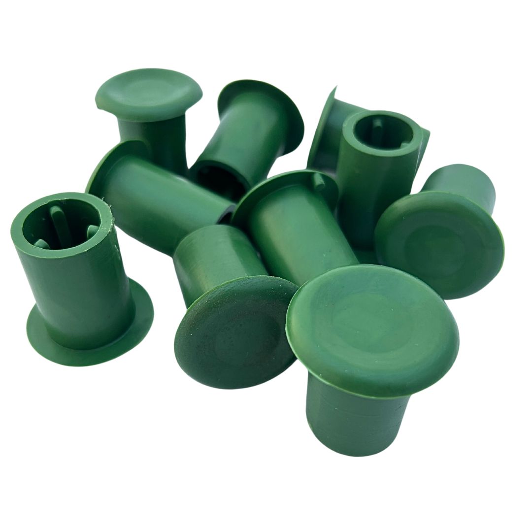 Bramley & Sage Thick Garden Cane Caps (Pack of 10)