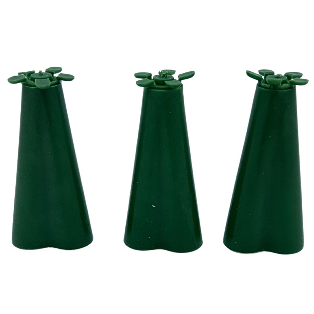 Bramley & Sage Pyramid Garden Cane Caps (Pack of 10)