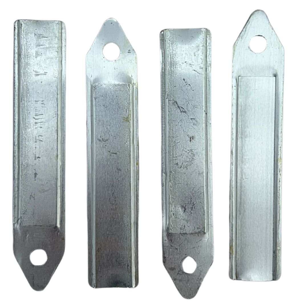 Bramley & Sage 4" 100mm Aluminium Labels (pack of 20)