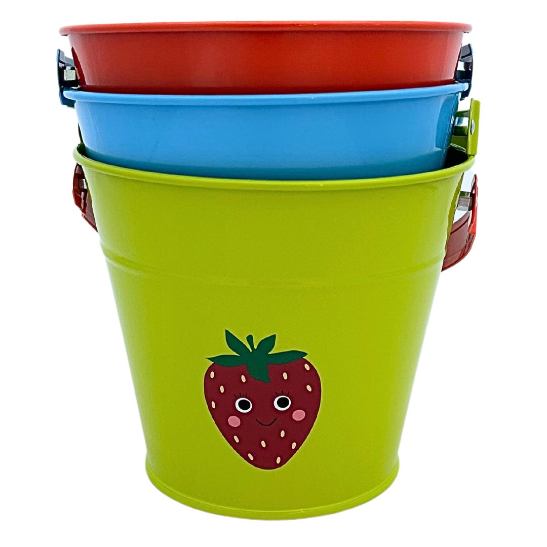Briers Children’s Gardening Bucket Trio – Carrot, Tomato & Strawberry