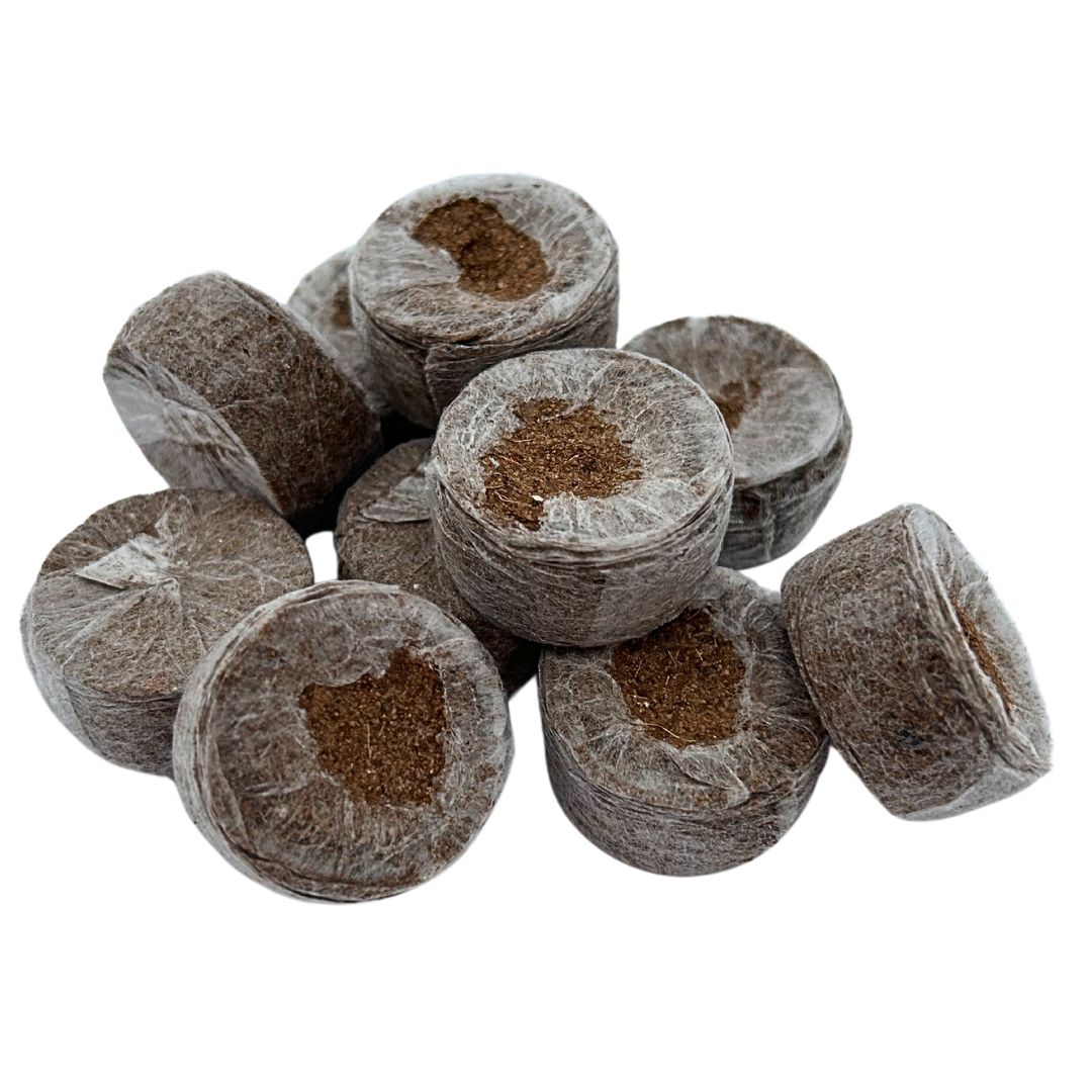Bramley & Sage 33mm Compost Peat-Free Plug Pellets (Pack of 100)