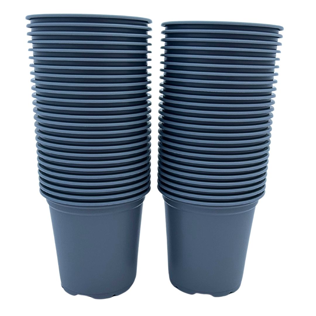 Bramley & Sage 9cm Grey Pots - Choose Quantity
