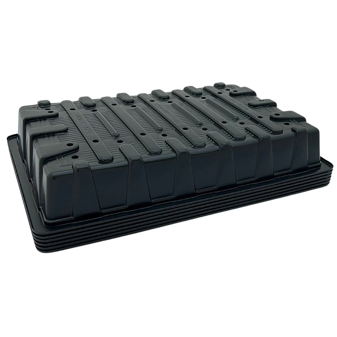 Bramley & Sage Full-Size Heavyweight Seed Tray With Holes (Set of 6)