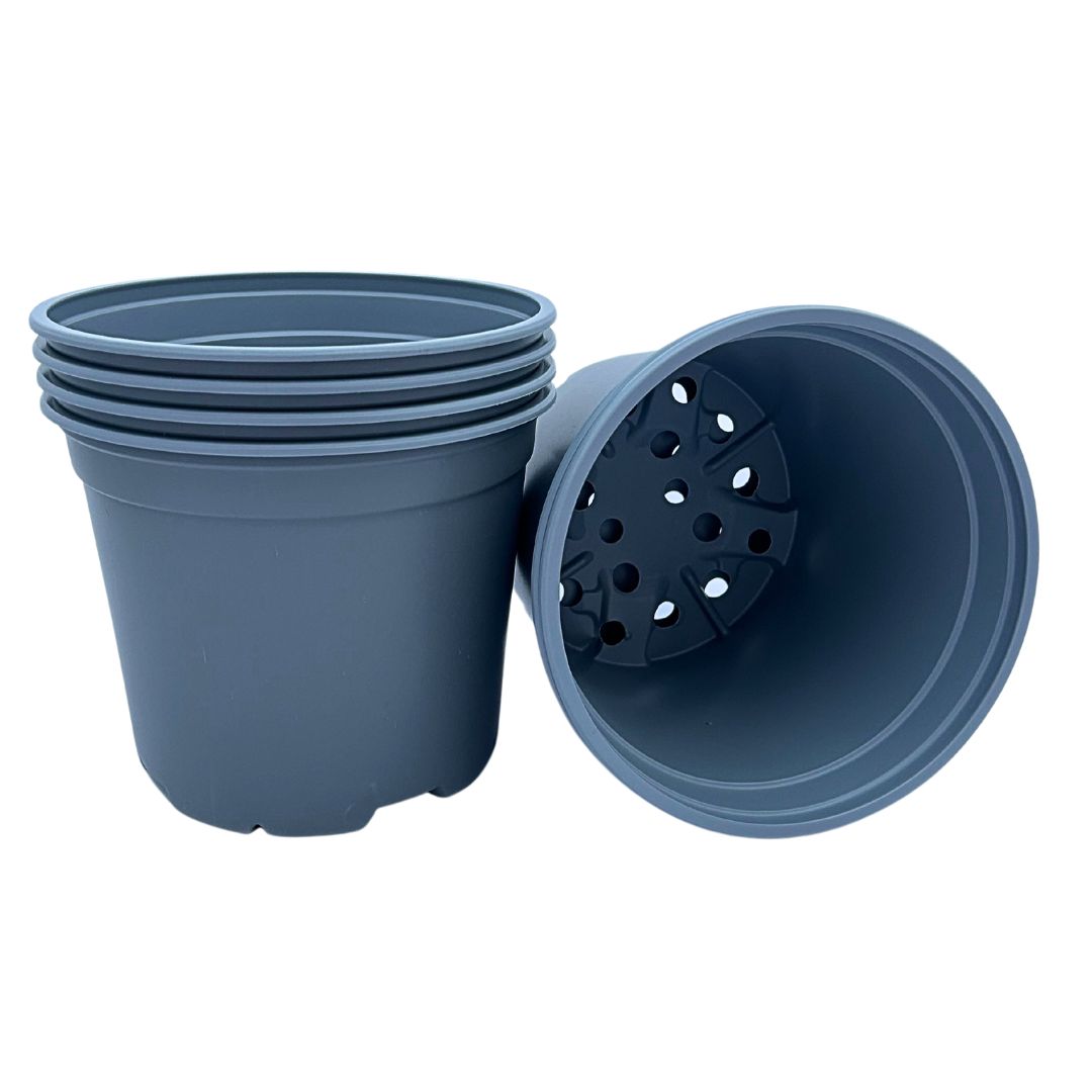 Bramley & Sage 19cm 3 litre Grey Pots - Choose Quantity