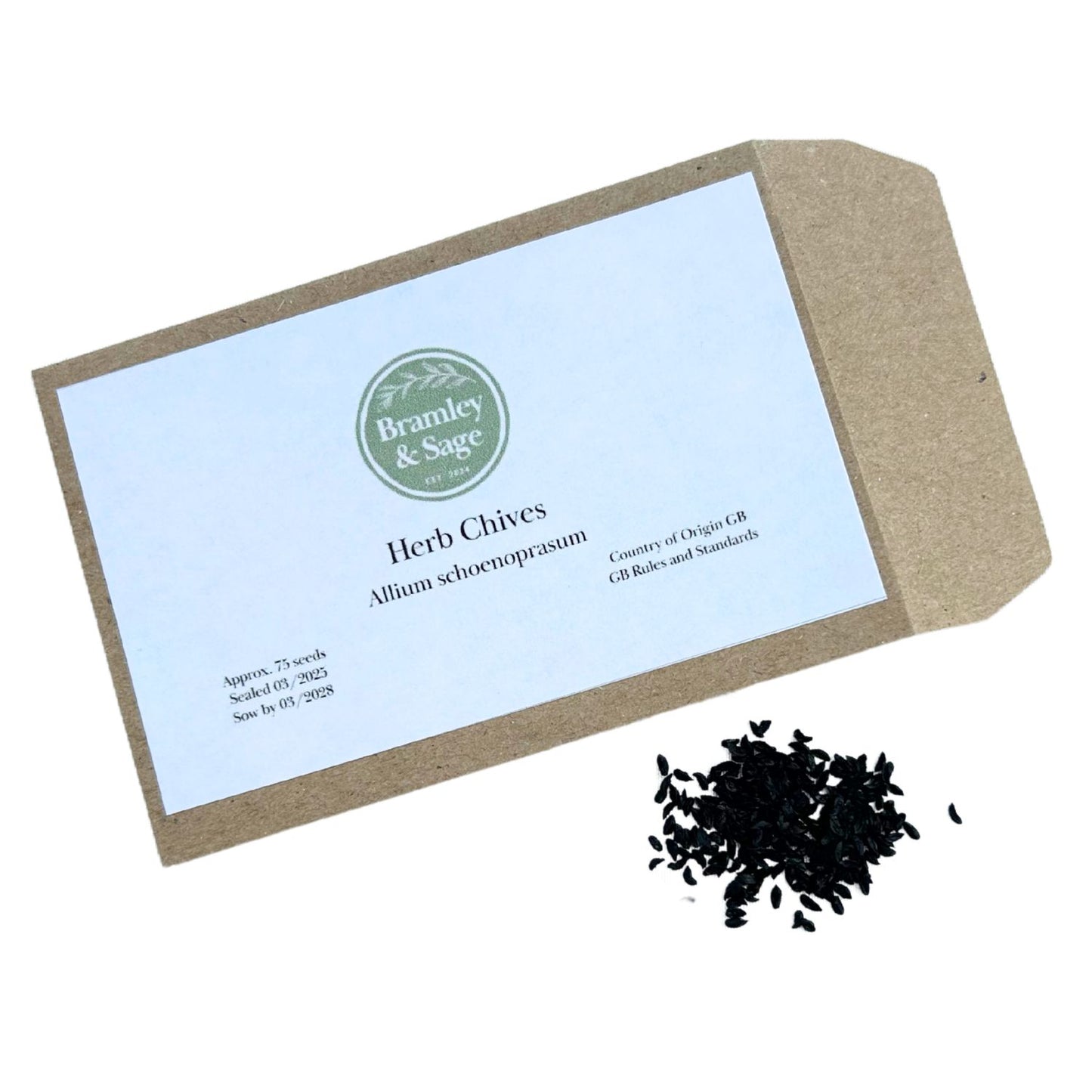 Bramley & Sage Chives Seeds – approx. 75 seeds pp.