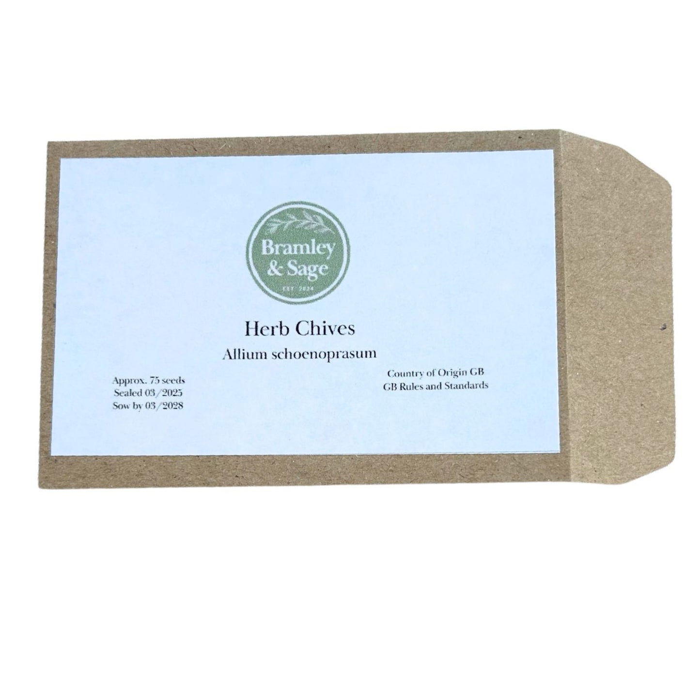 Bramley & Sage Chives Seeds – approx. 75 seeds pp.