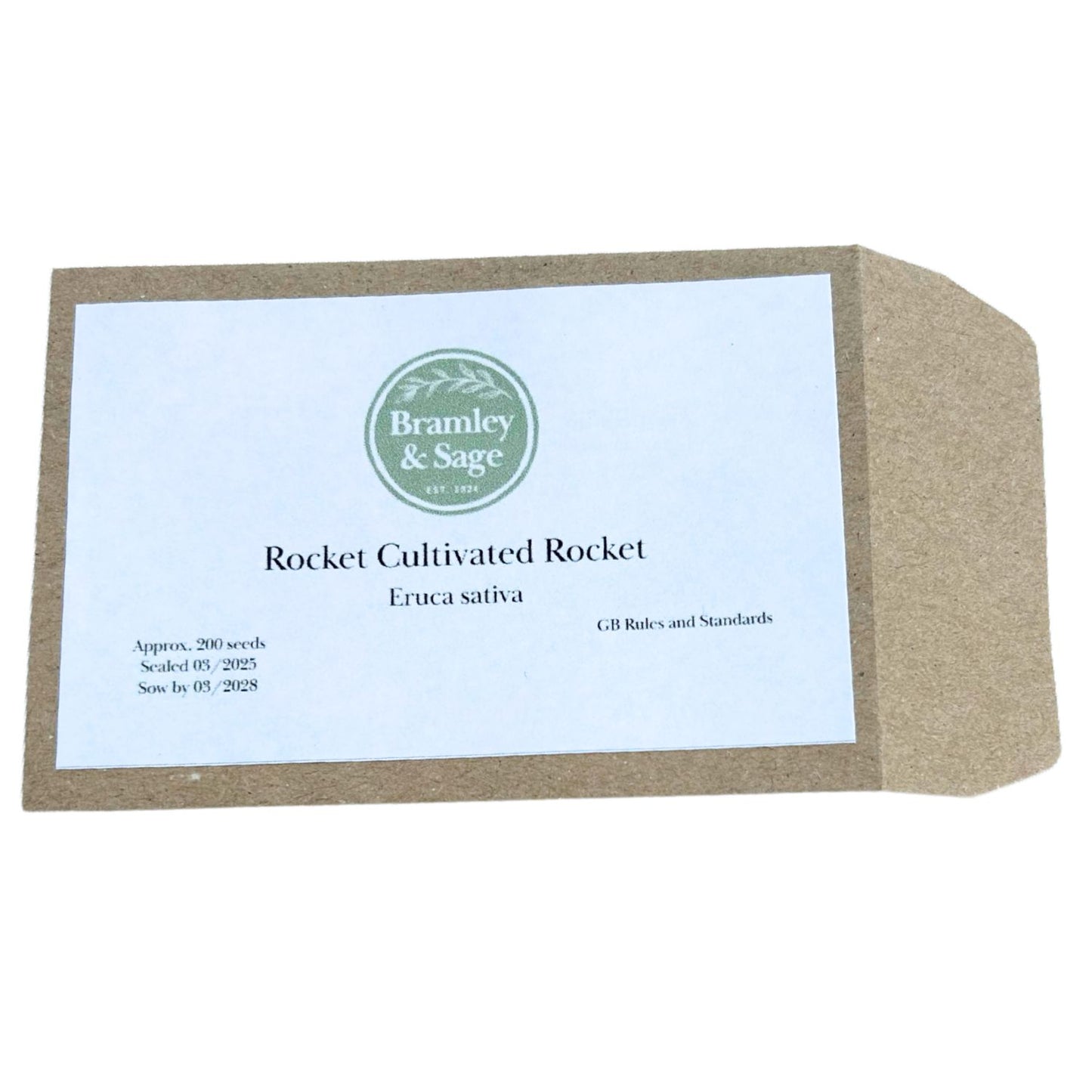Bramley & Sage Cultivated Rocket Seeds – approx. 200 seeds pp.