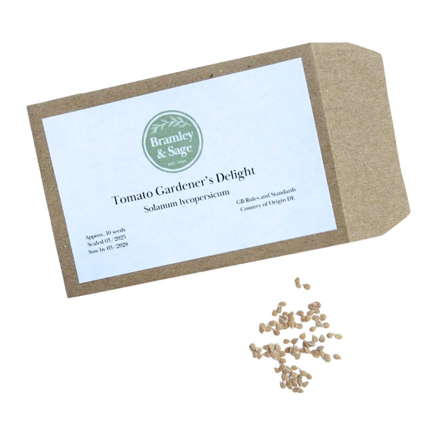 Bramley & Sage Gardener’s Delight Cherry Tomato Seeds – 10 seeds pp.