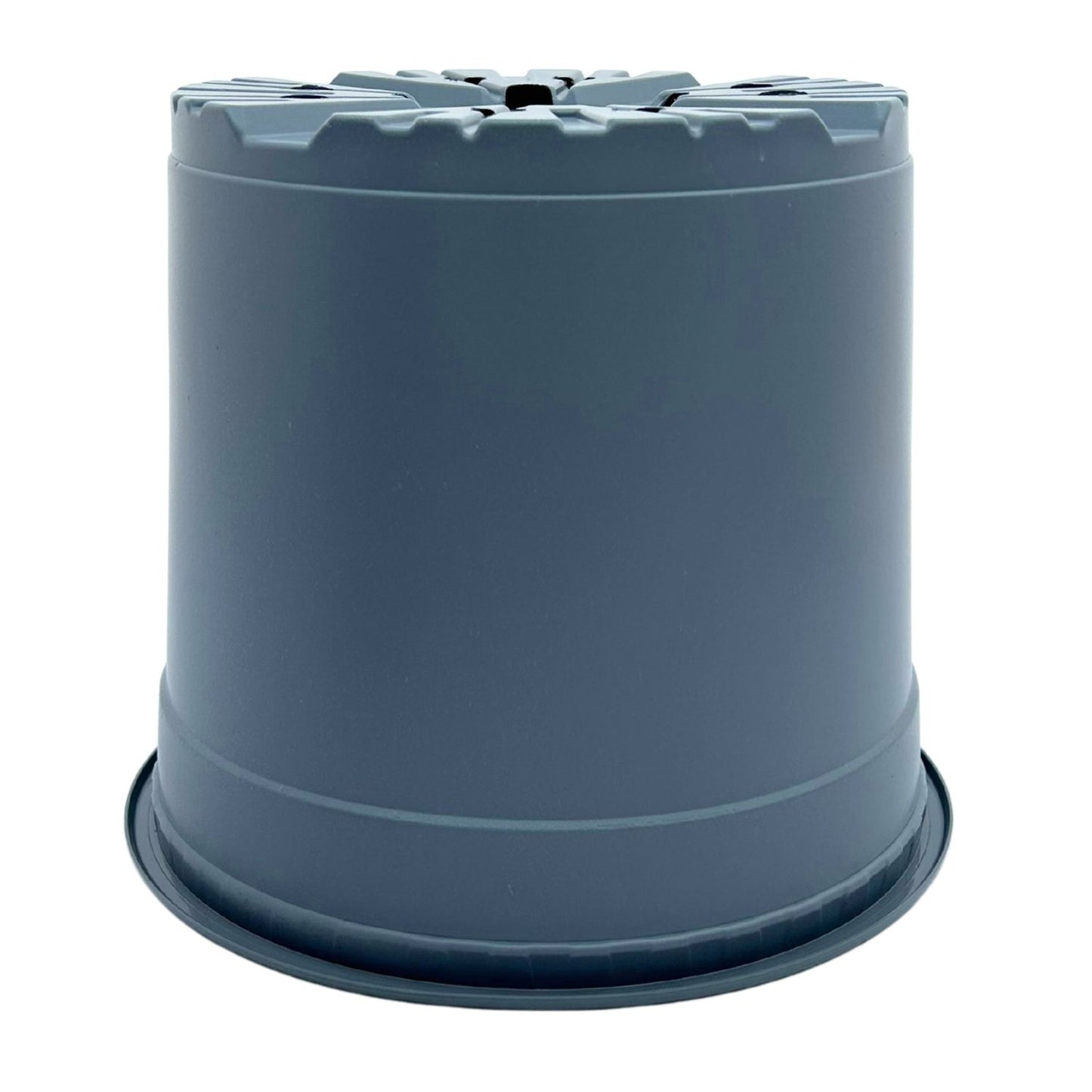 Bramley & Sage 22cm 5 litre Grey Pots - set of 10