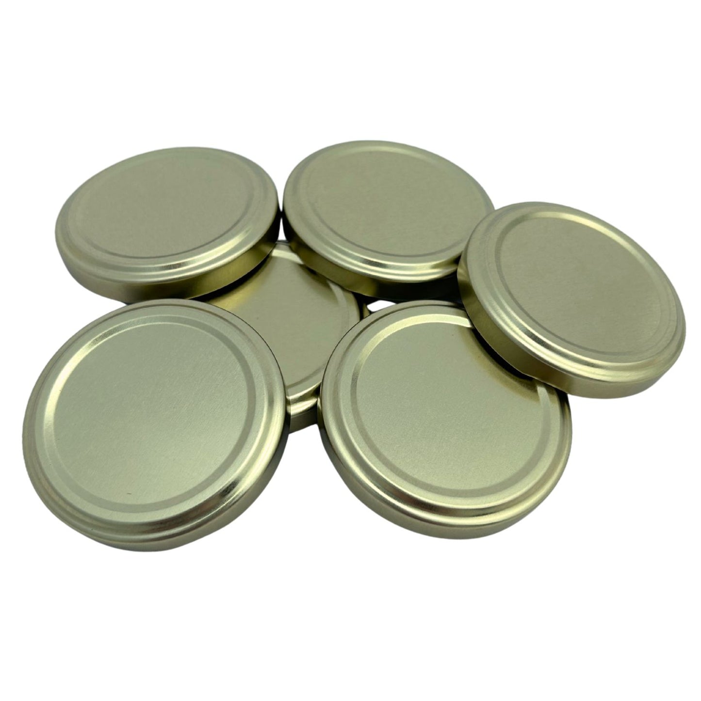 Bramley & Sage 58mm Gold Twist-Off Jam Jar Lids