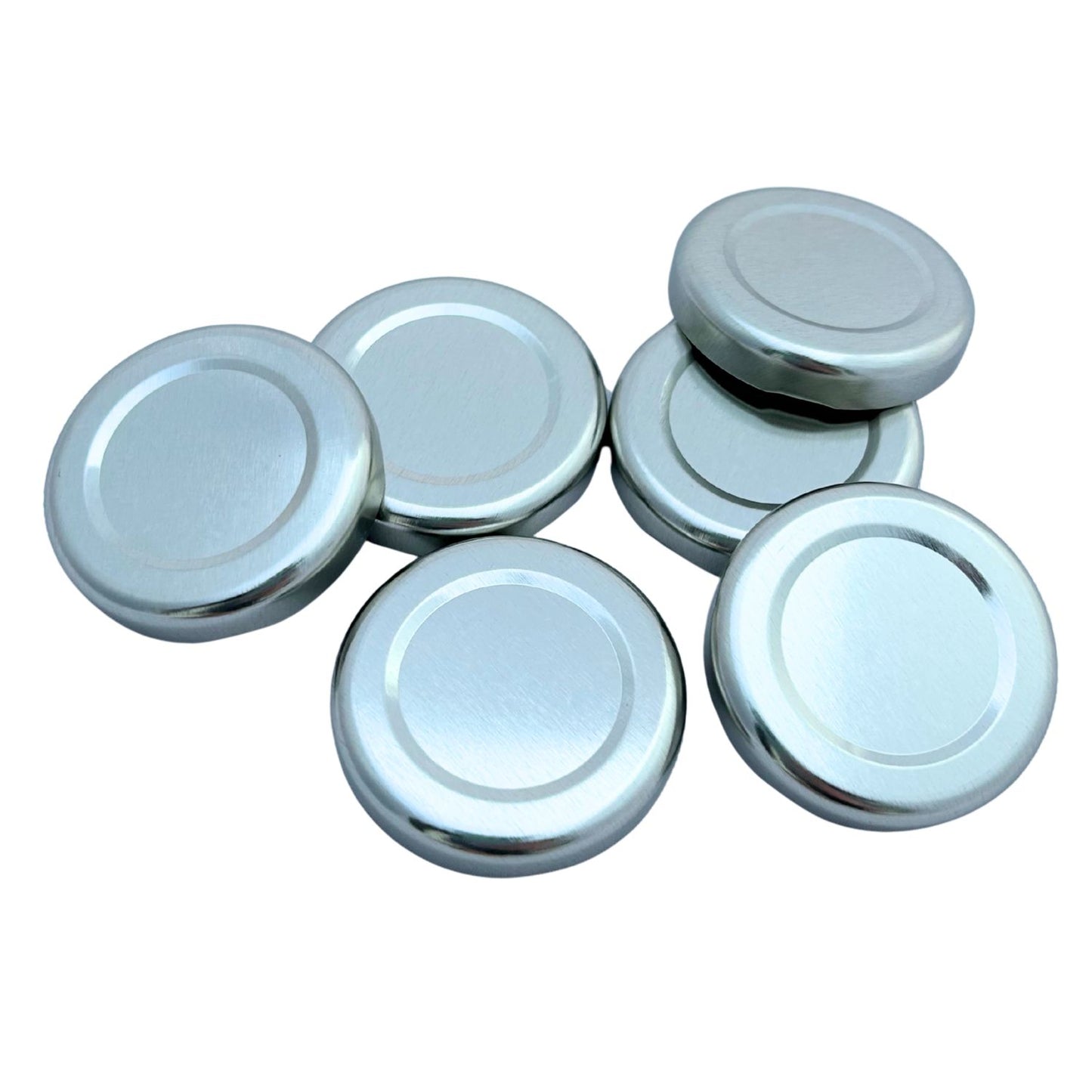 Bramley & Sage 43mm Silver Twist-Off Jam Jar Lids – Select Quantity