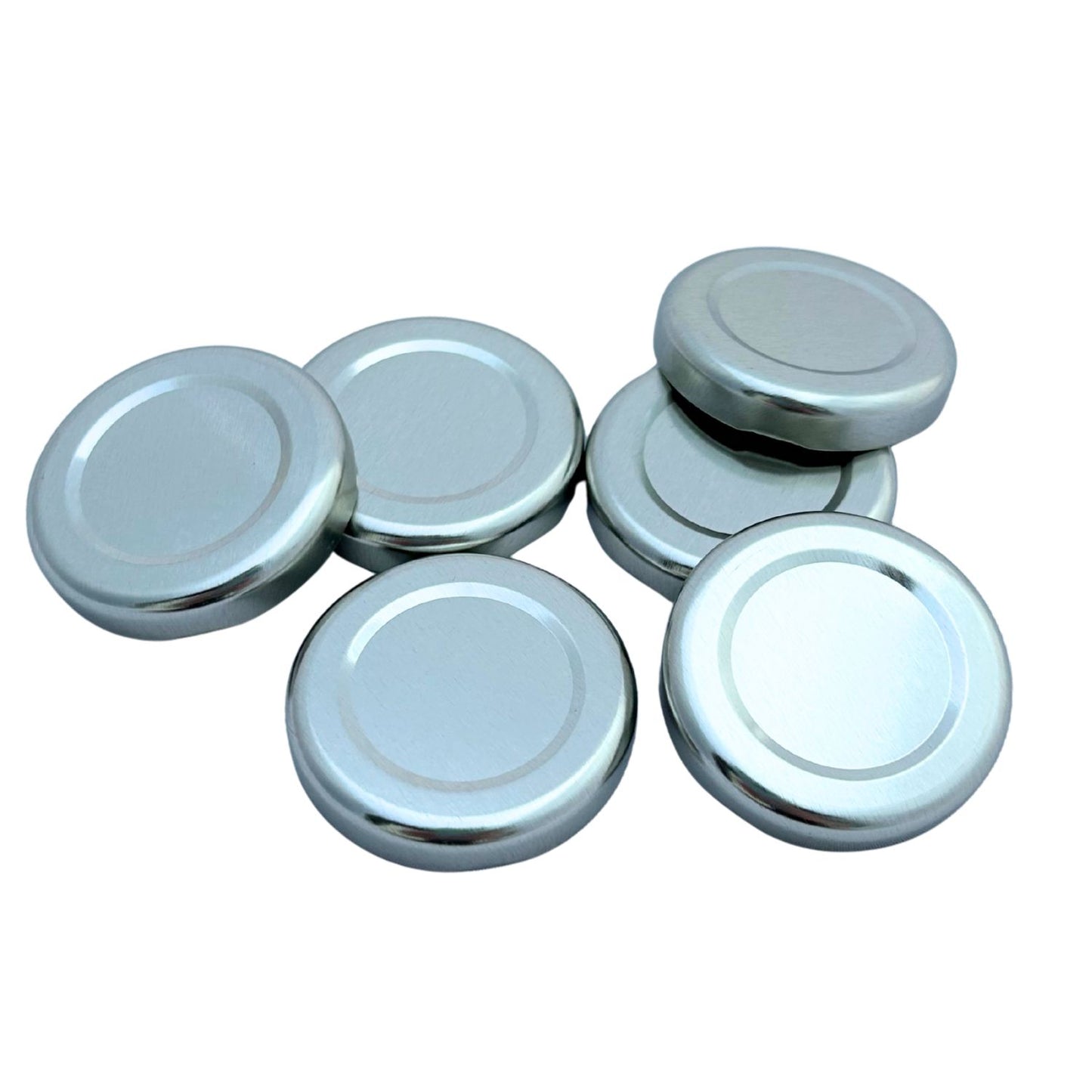 Bramley & Sage 43mm Silver Twist-Off Jam Jar Lids – Select Quantity
