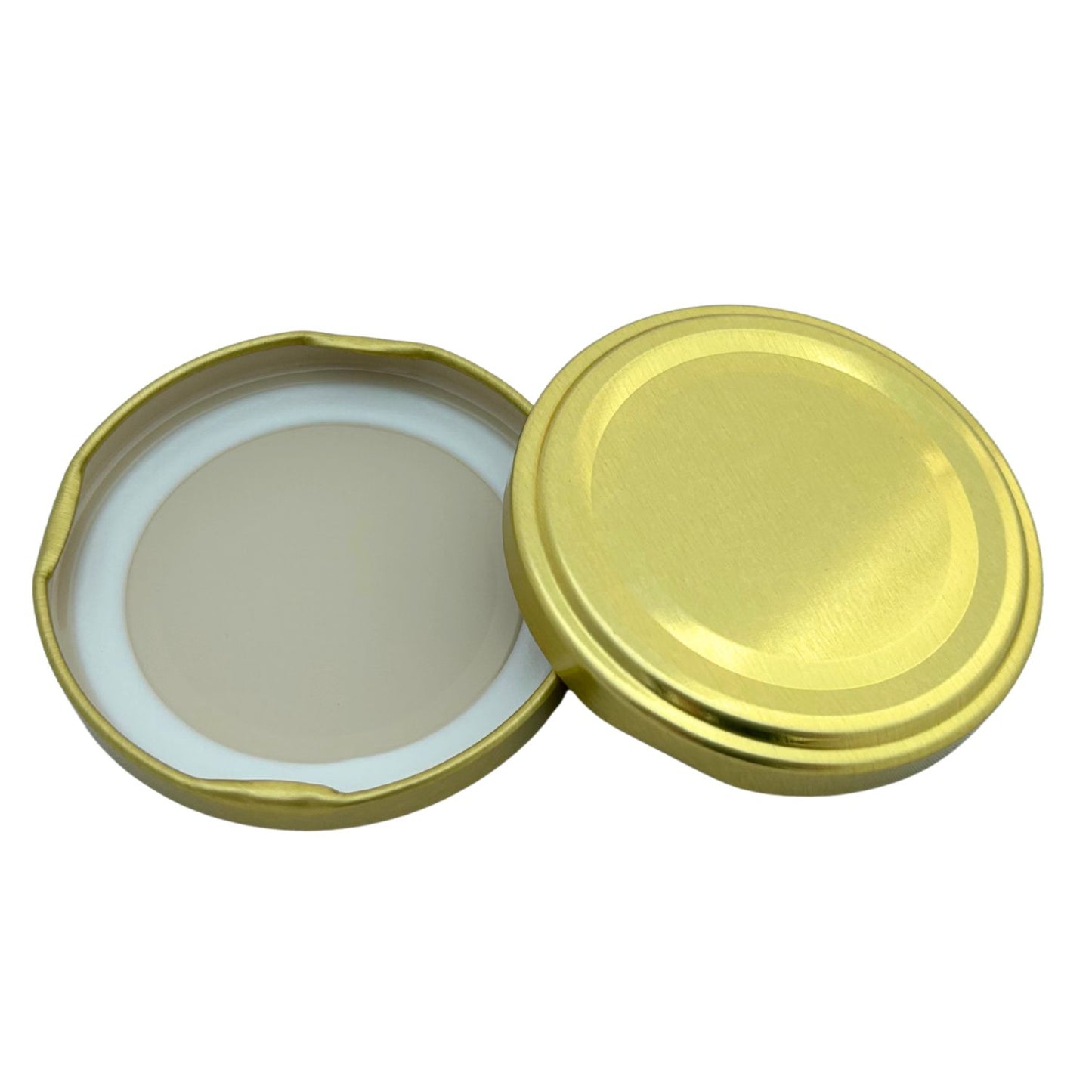 Bramley & Sage 63mm Gold Twist-Off Jam Jar Lids – Select Quantity