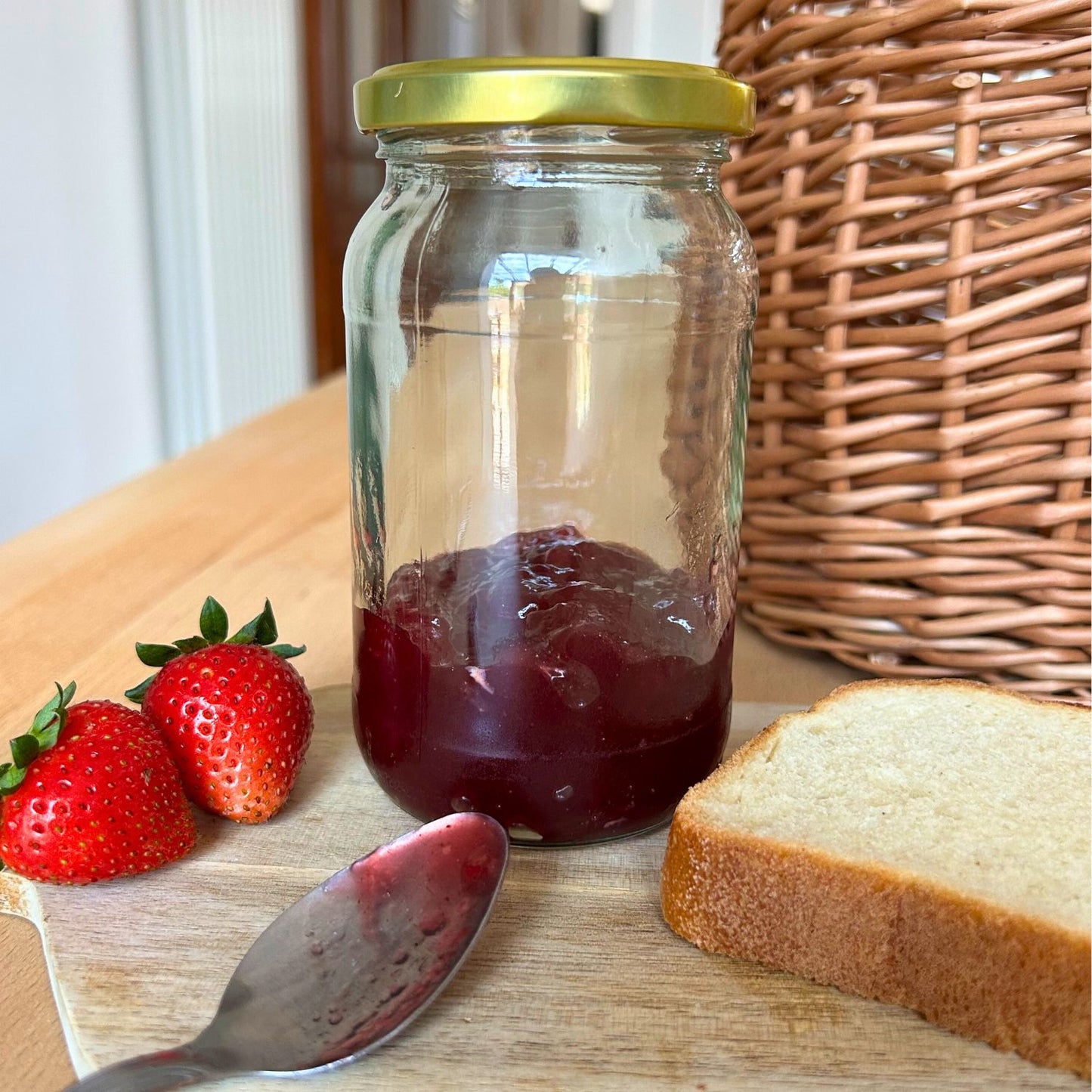 Bramley & Sage 63mm Gold Twist-Off Jam Jar Lids – Select Quantity