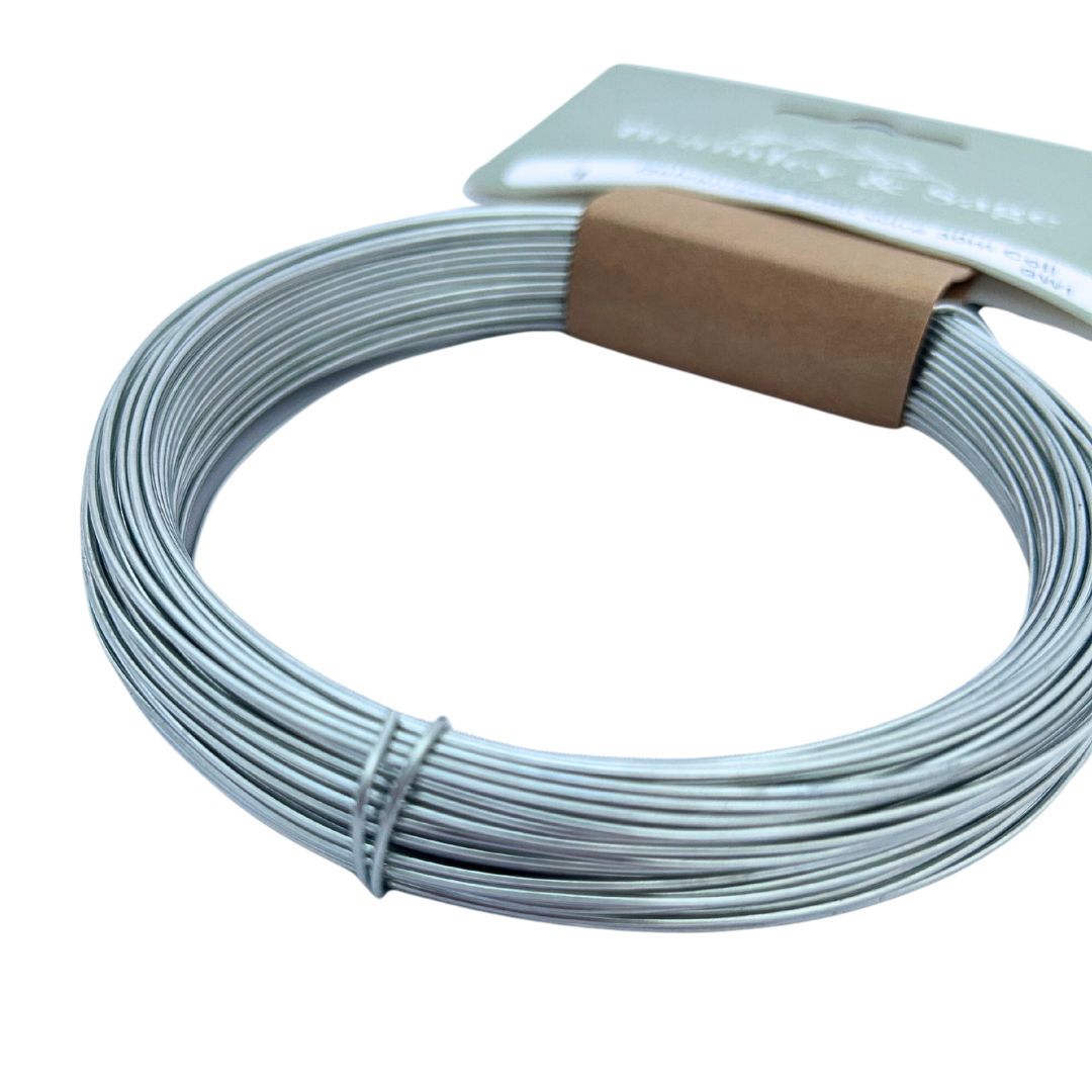Bramley & Sage Galvanised Wire Coil 1mm x 30m