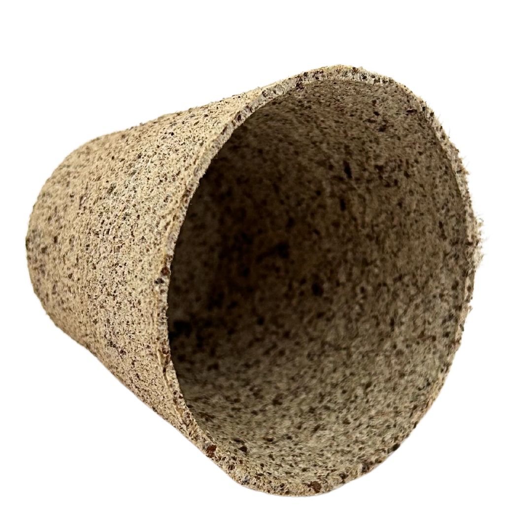 Bramley & Sage 8cm Round Peat-Free Fibre Jiffy Plant Pots (Pack of 50)