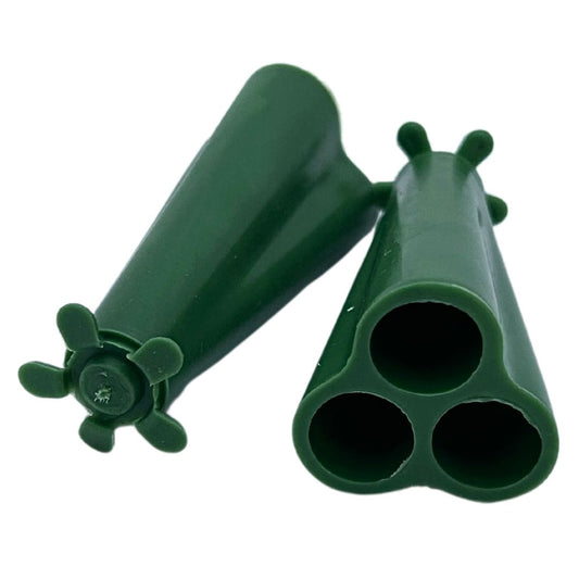 Bramley & Sage Pyramid Garden Cane Caps (Pack of 10)