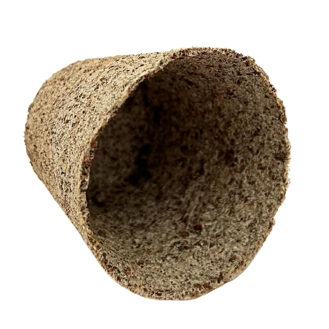 Bramley & Sage 6cm Round Peat-Free Fibre Jiffy Plant Pots (Pack of 50)