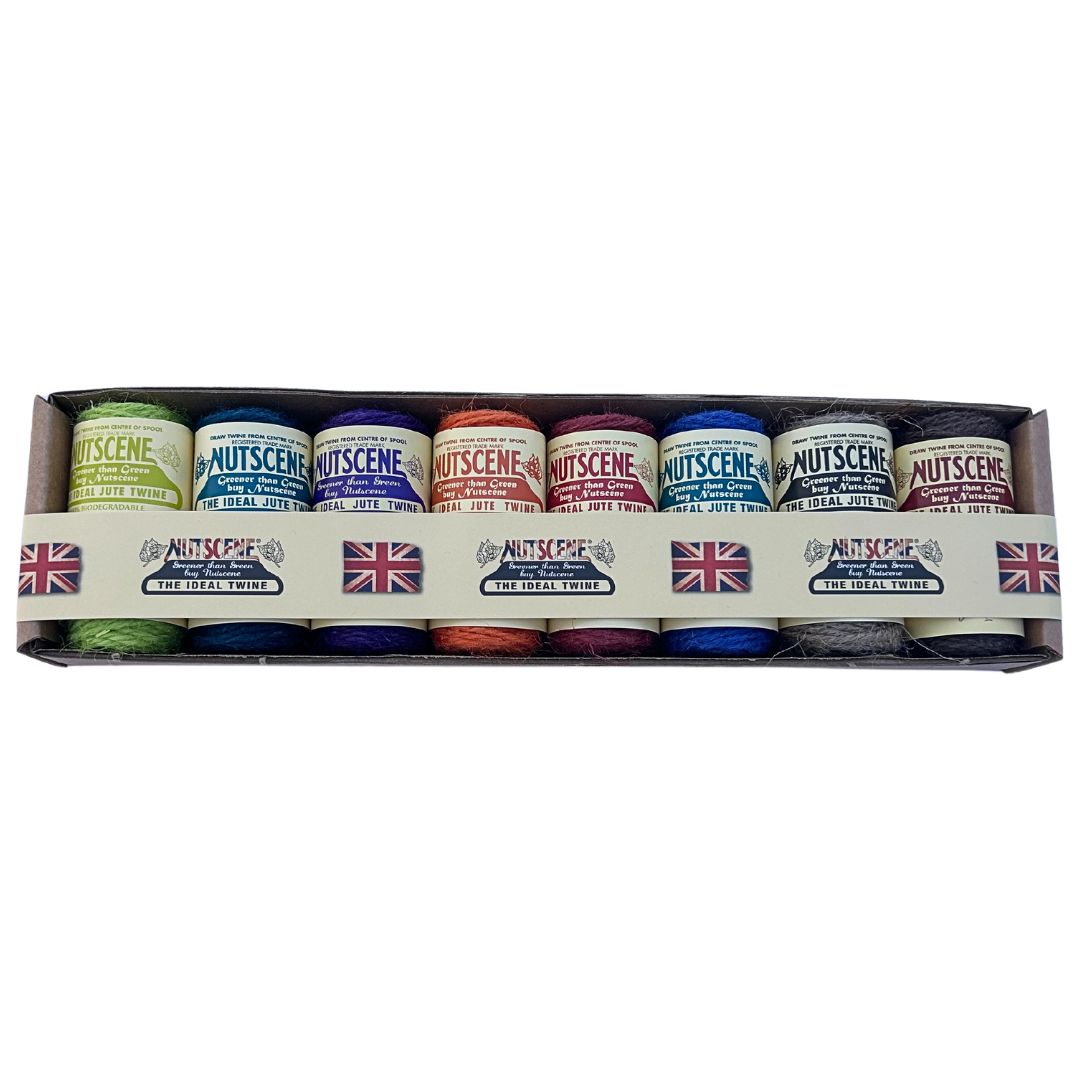 Nutscene Mini Garden Twine Collection Gift Set – 8 spools