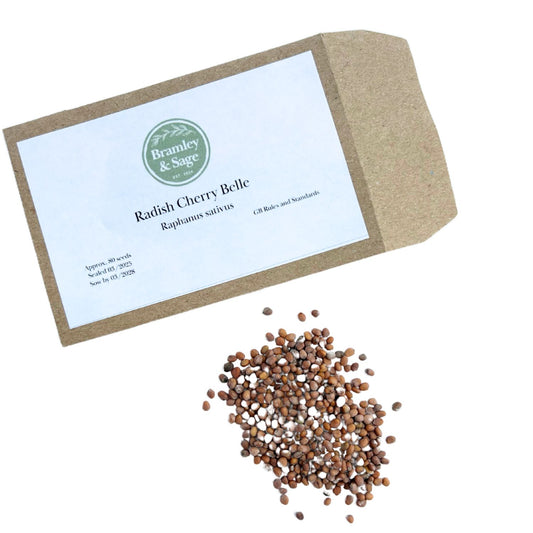 Bramley & Sage Cherry Belle Radish Seeds – approx. 80 seeds pp.