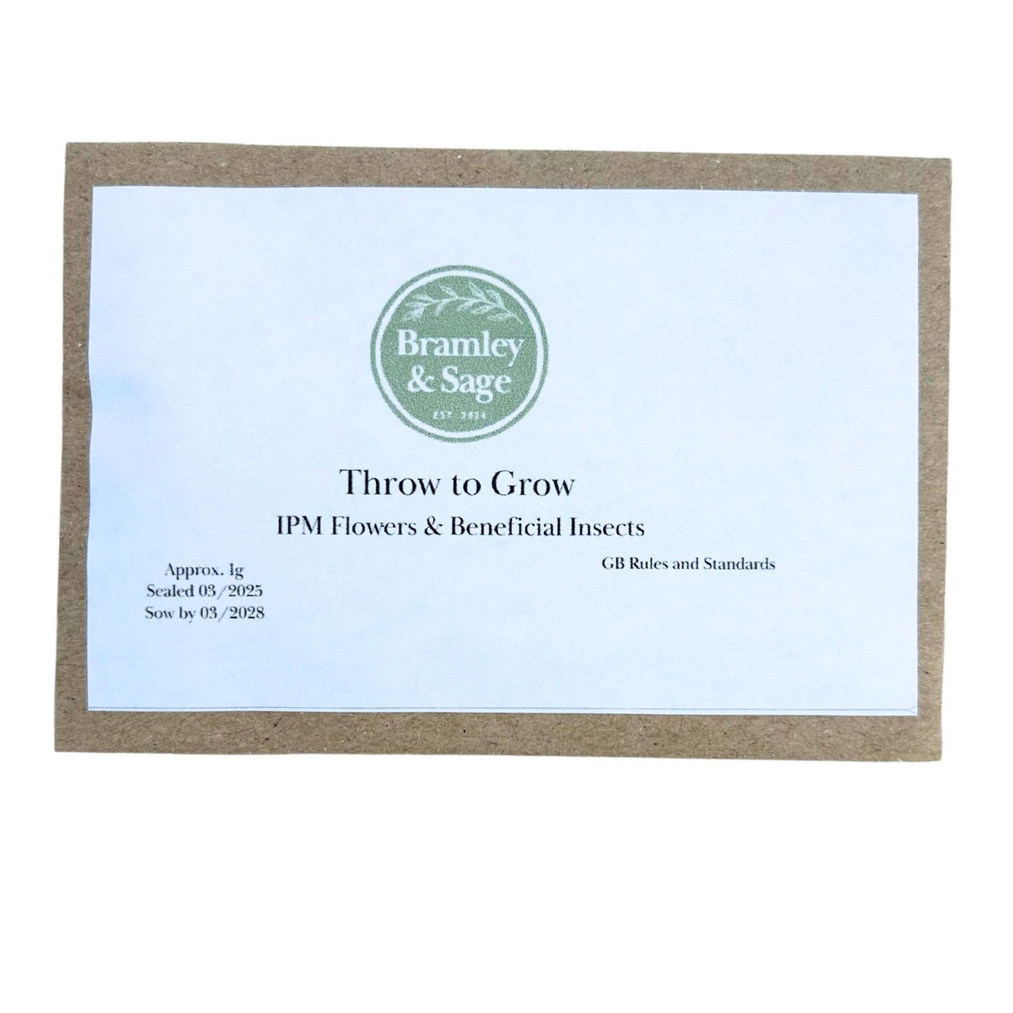 Bramley & Sage Throw to Grow – Flowers for Beneficial Insects Seeds