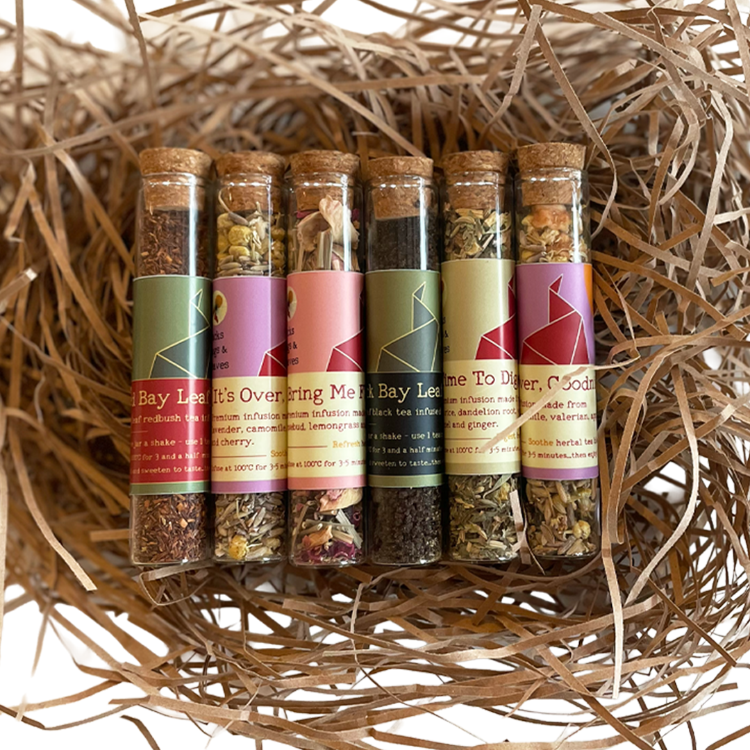 Loose Tea Letterbox Sample Kit with Strainer