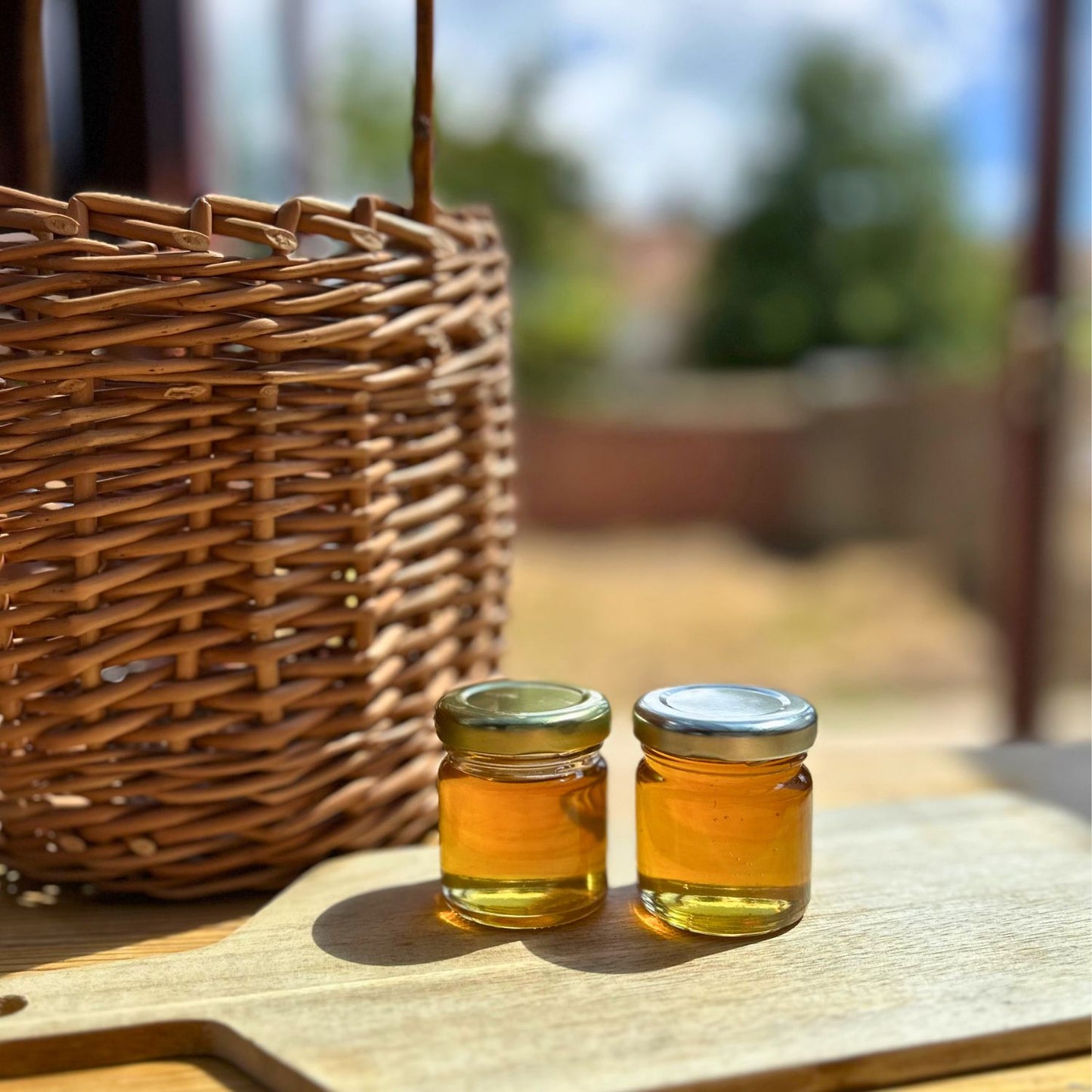 Bramley & Sage 1.5oz 42ml Miniature Round Glass Jars with Silver Twist-Off Lids – Select Quantity